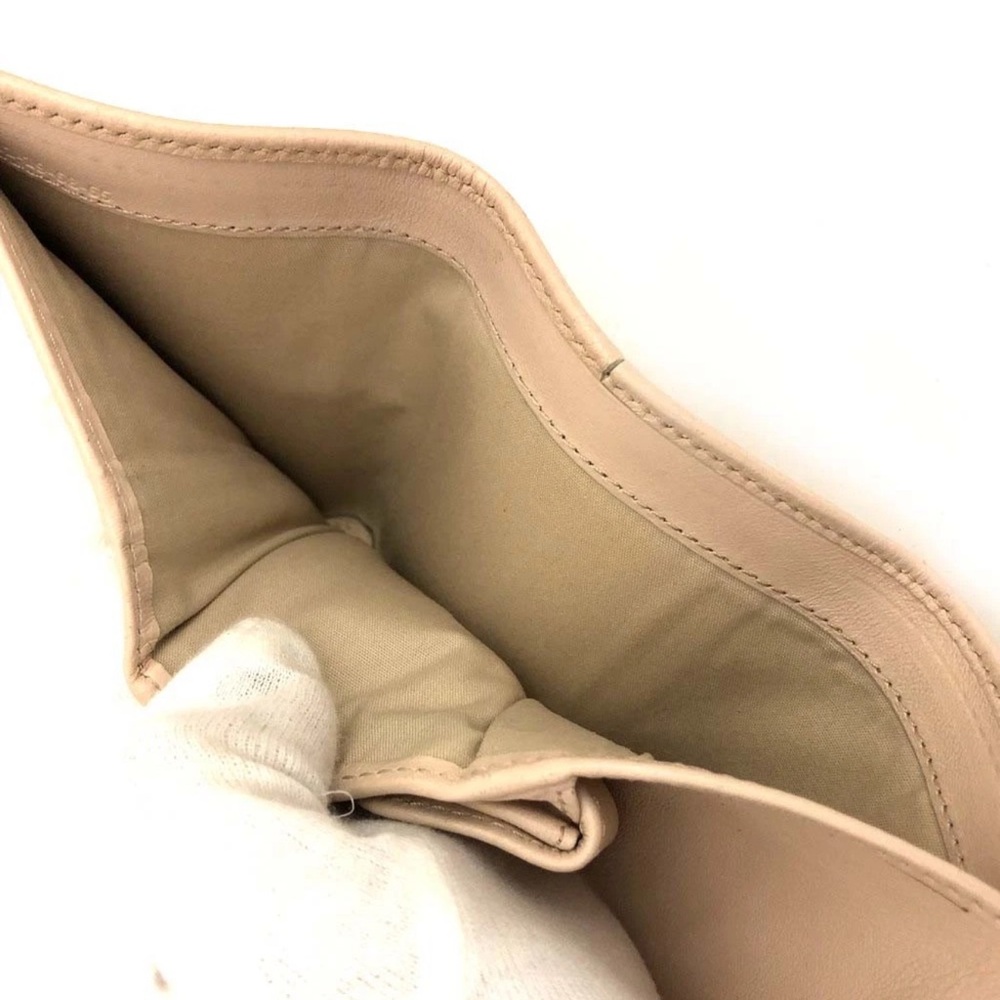 Chloé Leather Wallet Chloe Indy Leather Trifold Wallet Purse Pink authentic - Picture 6 of 16